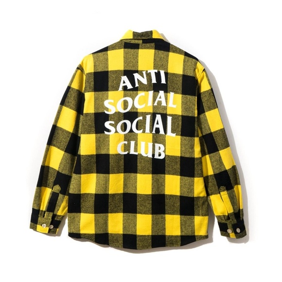 Anti Social Social Club Other - Anti Social Social Club Canal St. Flannel New